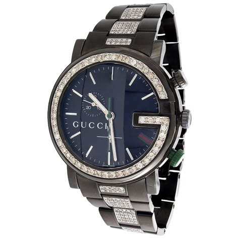 gucci watch men's diamond